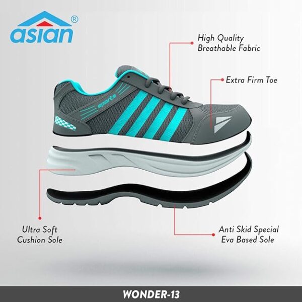 ASIAN Men's Wonder-13 Sports Running Shoes… - Image 4